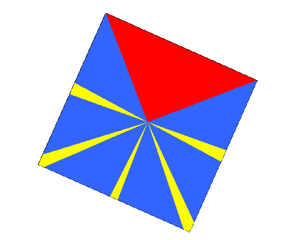 Sphere - Cube La Réunion D.O.M - T.O.M France Drapeaux 