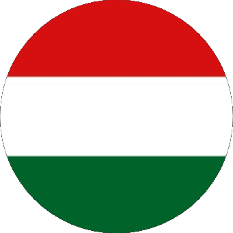 Tondo Ungheria Europa Bandiere 