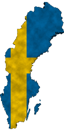 Map Sweden Europe Flags 
