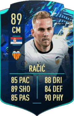 Uros Racic Serbien F I F A - Karten Spieler Videospiele Multimedia 