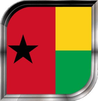 Plaza Guinea Bissau África Banderas 