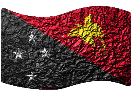 Rechteck Papua Neu-Guinea Ozeanien Fahnen 