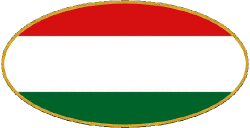 Ovale Ungheria Europa Bandiere 