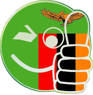 Smiley - OK Zambia Africa Flags 