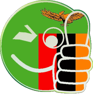 Smiley - OK Zambie Afrique Drapeaux 