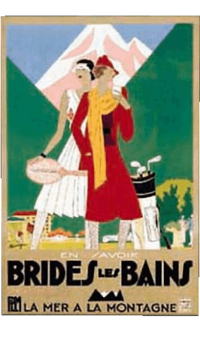 France Alpes Retro Poster - Orte Humor -  Fun 