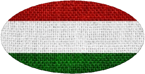 Ovale Ungheria Europa Bandiere 