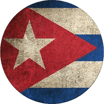 Rond Cuba Amériques Drapeaux 