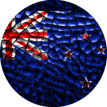 Tondo Nuova Zelanda Oceania Bandiere 