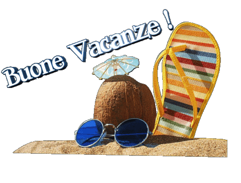 14 Fondo transparente Buone Vacanze Italiano Mensajes 