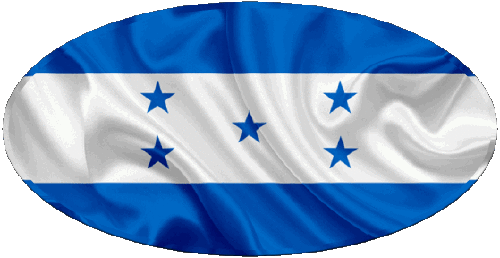 Ovale Honduras America Bandiere 