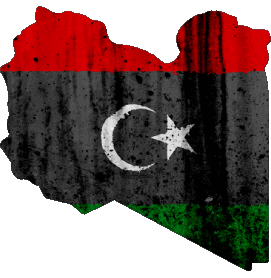 Map Libya Africa Flags 