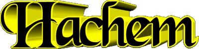 Hachem H MASCHIO - Maghreb Musulmano Nome 