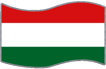 Rettangolo Ungheria Europa Bandiere 