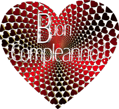 005 Cuore Buon Compleanno Italiano Mensajes 