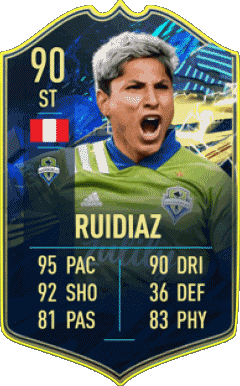 Raúl Ruidíaz Peru F I F A - Karten Spieler Videospiele Multimedia 