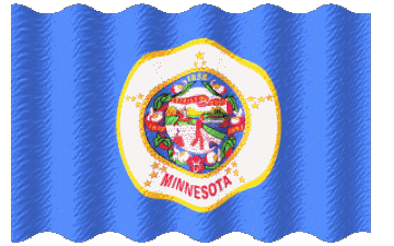 Ondulation Minnesota U.S.A - Etats Amériques Drapeaux 