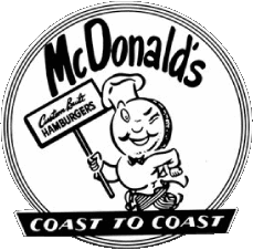 1953-1953 MC Donald's Fast Food - Restaurant - Pizzas Nourriture 
