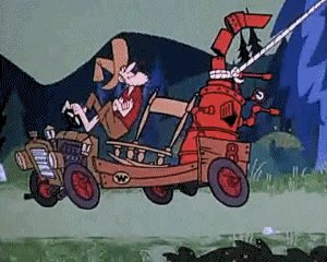 Motors Race Video GIF - 02 Les Fous du volant Dessins Animés TV Cinéma Multi Média 