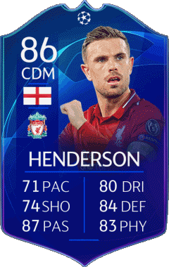 Jordan Henderson England F I F A - Karten Spieler Videospiele Multimedia 