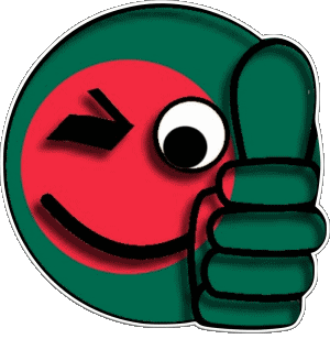 Smiley - OK Bangladesh Asia Banderas 