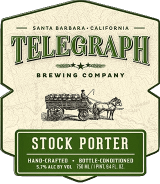 Stock porter-Stock porter Telegraph Brewing USA Bières Boissons 