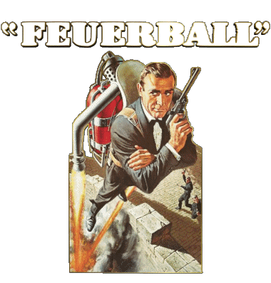 Logo Tedesco Operazione tuono James Bond 007 Film Internazionale Multimedia 