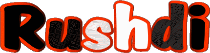 Rushdi R MASCULINO - Magreb Musulmán Nombre 