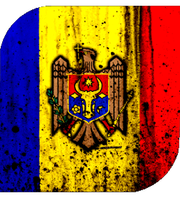 Carré Moldavie Europe Drapeaux 