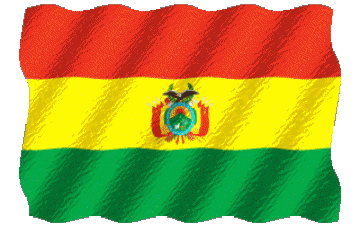 Ondulation Bolivie Amériques Drapeaux 