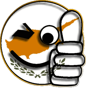 Smiley - OK Chipre Europa Banderas 
