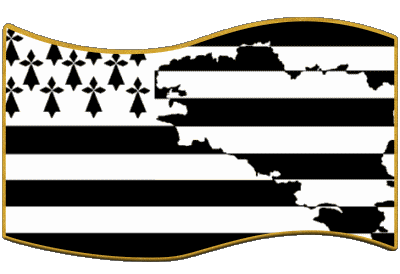 Rectangle Brittany Regions France Flags 