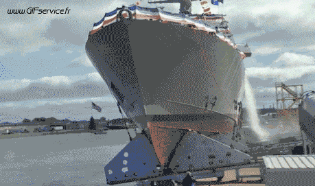 Mise à l eau Barche Trasporti Umorismo -  Fun 