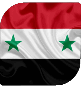 Carré Syrie Asie Drapeaux 