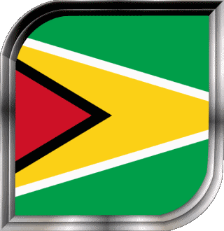 Plaza Guyana Amerika Fahnen 