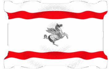 Ondulation Toscane Italie Europe Drapeaux 