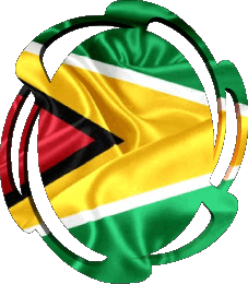 Forme 01 Guyana Amériques Drapeaux 