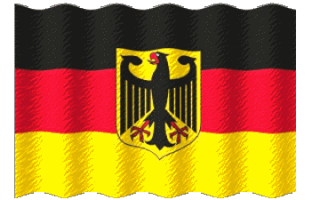 Waving Germany Europe Flags 