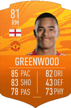 Mason Greenwood England F I F A - Card Players Video Games Multi Media 