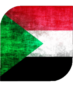 Carré Soudan Afrique Drapeaux 