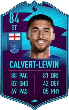 Dominic Calvert-Lewin Angleterre F I F A - Jugadores  cartas Vídeo Juegos Multimedia 