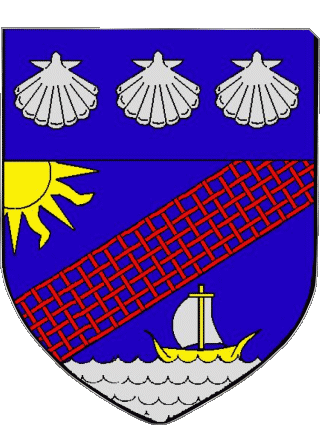 Blazon-Blazon SAINT PIERRE D OLERON 17 Departments - Cities France Flags 