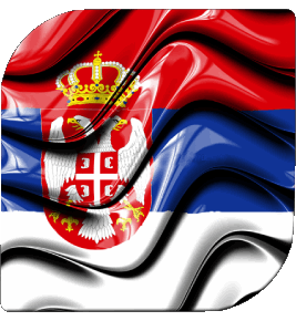 Platz Serbien Europa Fahnen 