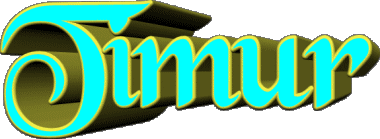 Timur T MASCULINE - Maghreb Muslim First Names 