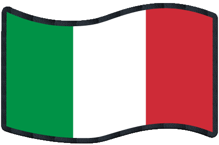 Rechteck National Italien Europa Fahnen 