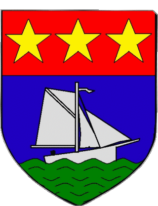 TROUVILLE SUR MER 14 Dipartimenti - Città Francia Bandiere 