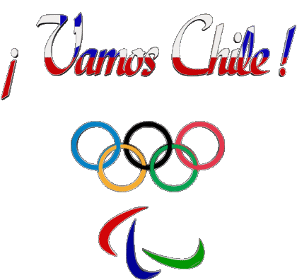 Juegos Olímpicos Vamos Chile Español Mensajes 