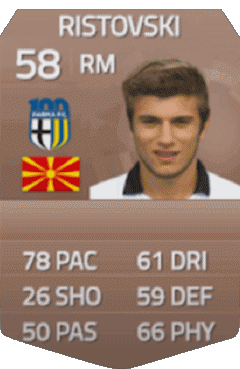 Stefan Ristovski Mazedonien F I F A - Karten Spieler Videospiele Multimedia 