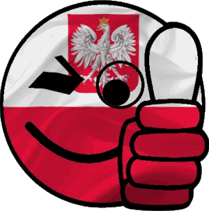 Smiley - OK Poland Europe Flags 
