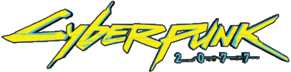 Logo CyberPunk 2077 Jeux Vidéo Multi Média 